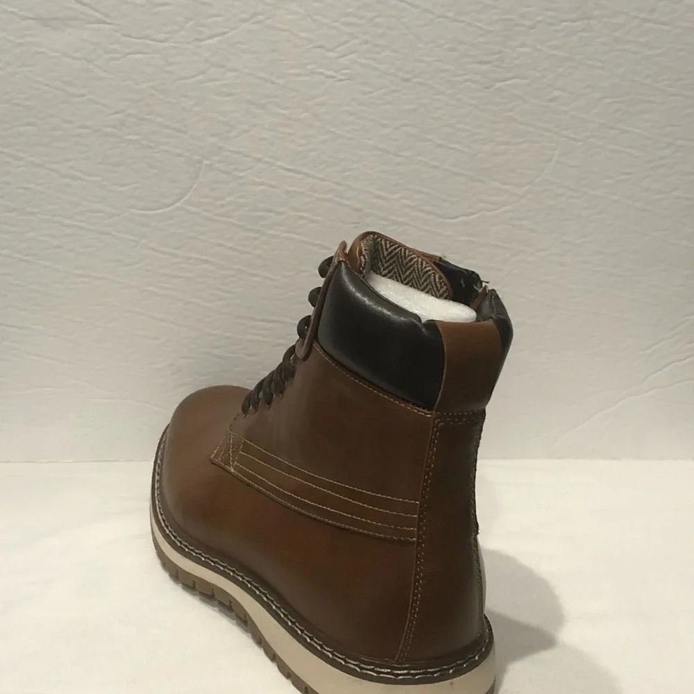COPY - Jaxson boot Chelsea side zipper brown round toe